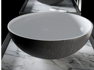 CHOTO BIO - Countertop round Texolid® washbasin _ Relax Design